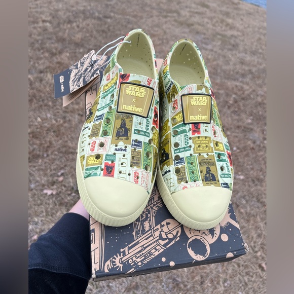 NWT Native x Star Wars Jefferson Return of the Jedi Slip On Shoes Men 5/Woman 7